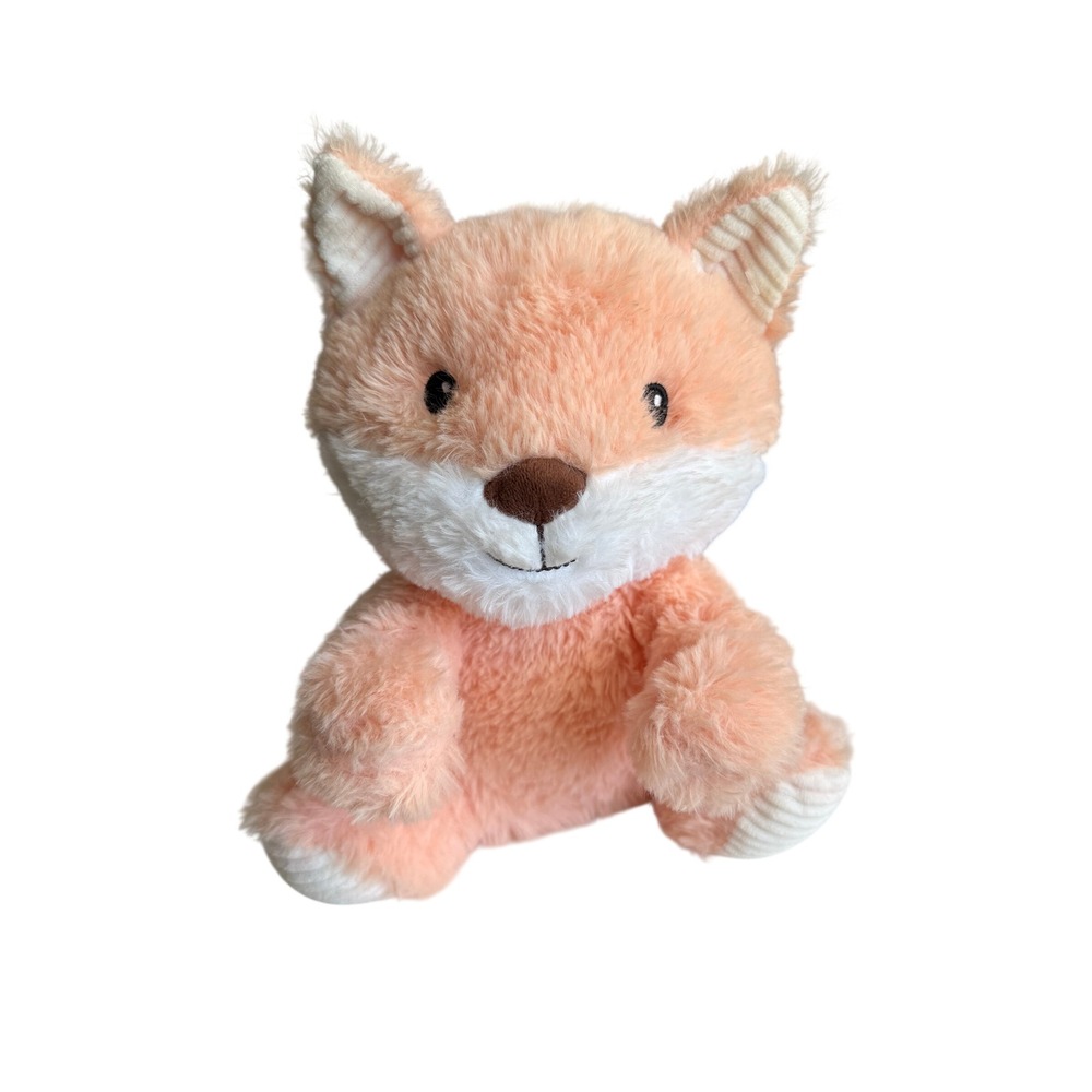 Spark Create Imagine Plush Fox Rattle Crinkle Ears Peach Stuffed Animal Woodland